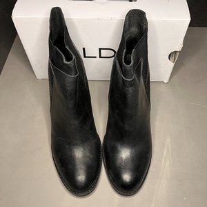 Snake Skin Effect Leather Aldo Boots
